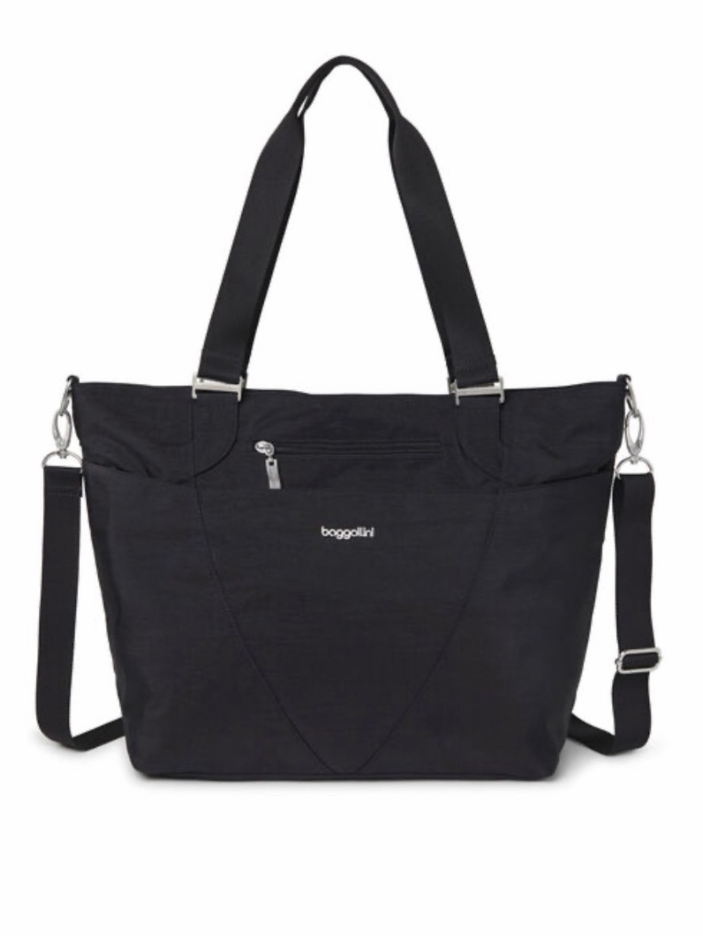 Baggallini Black Convertible Shoulder Tote